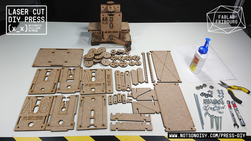 A6-DIY-press (en découpe laser)