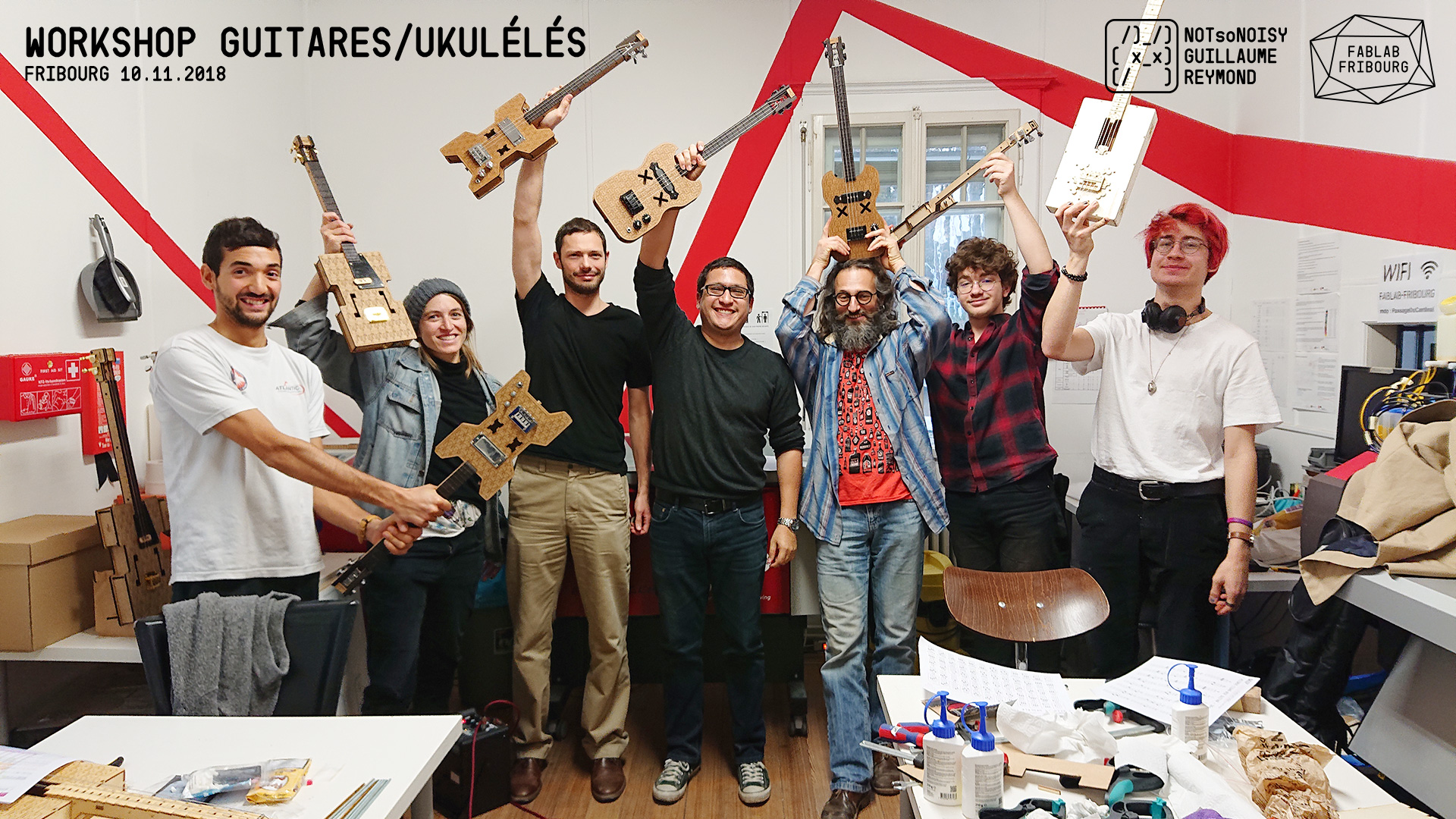 Atelier guitare/ukulélé en découpe laser