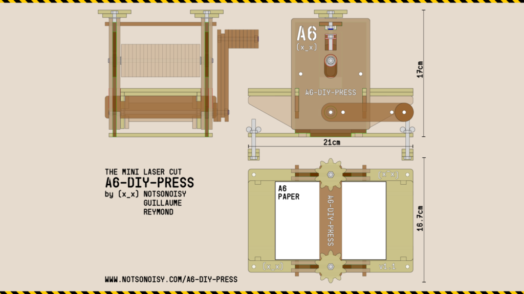 Atelier estampes sur mini-presses en découpe laser