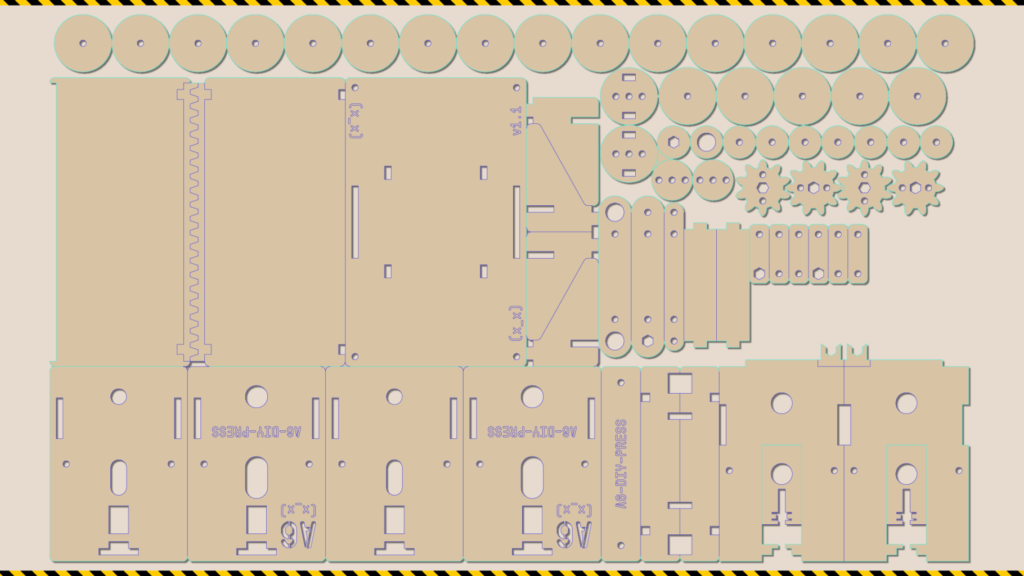 Atelier estampes sur mini-presses en découpe laser