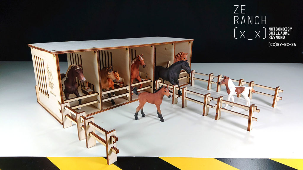Ze Ranch (laser-cut toy)