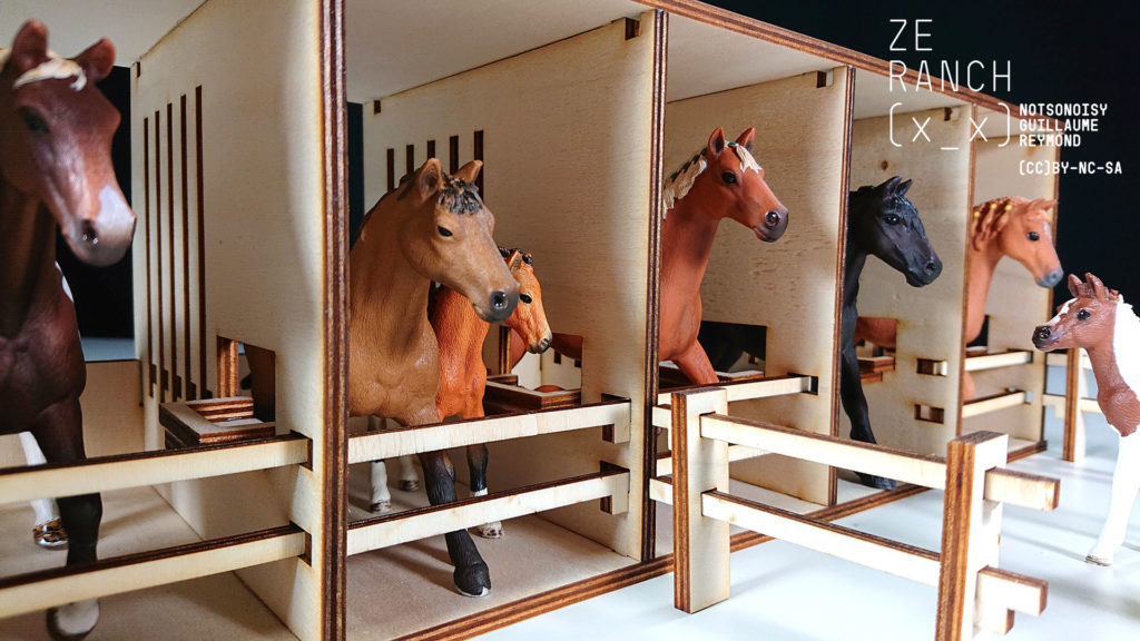 Montez votre propre RANCH pour vos chevaux et autres animaux en jouet