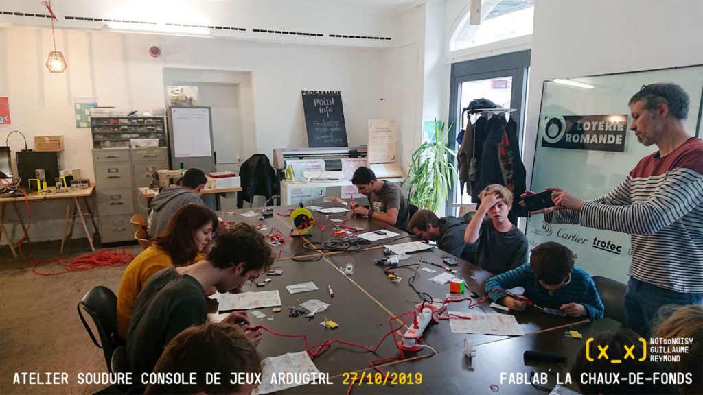 Atelier Ardugirl au Fablab La Chaux-de-Fonds