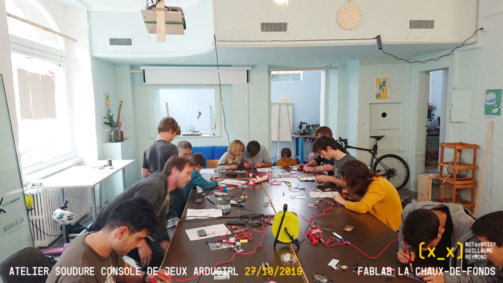 Atelier Ardugirl au Fablab La Chaux-de-Fonds