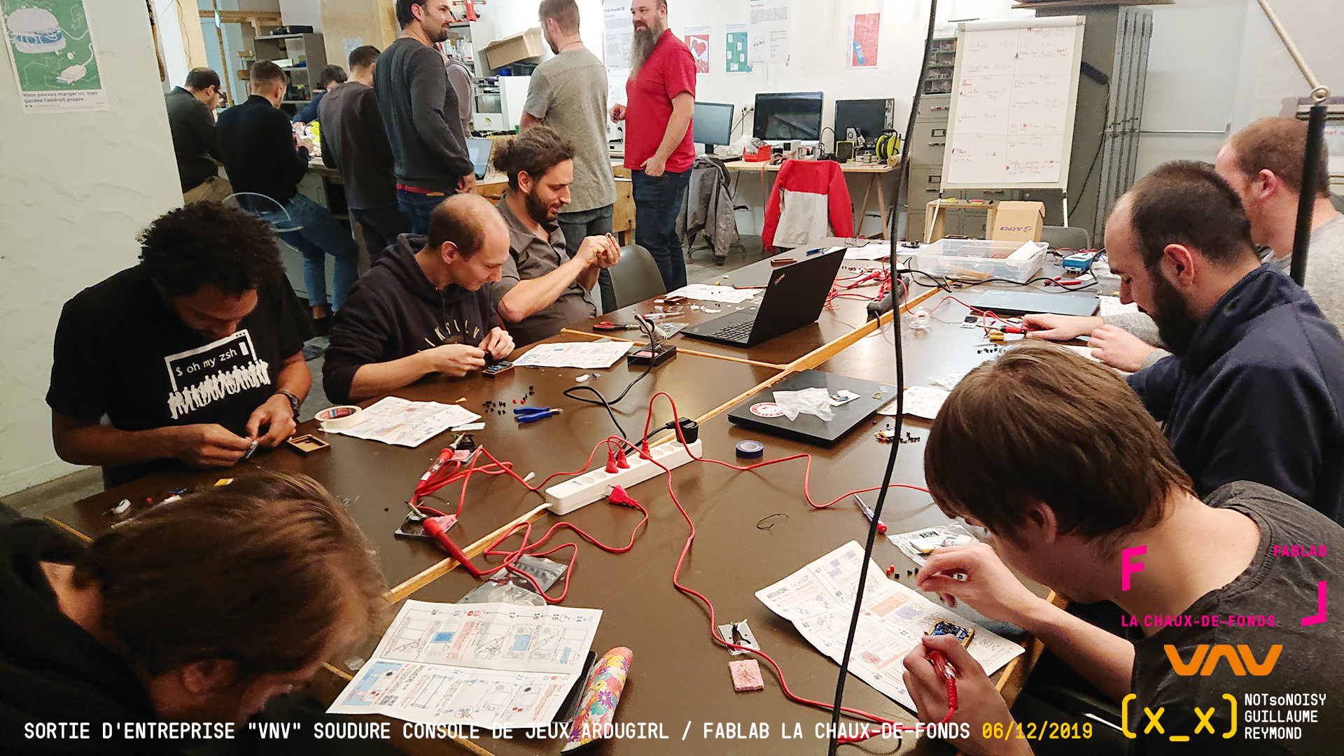 Sortie d’entreprise au Fablab La Chaux-de-Fonds