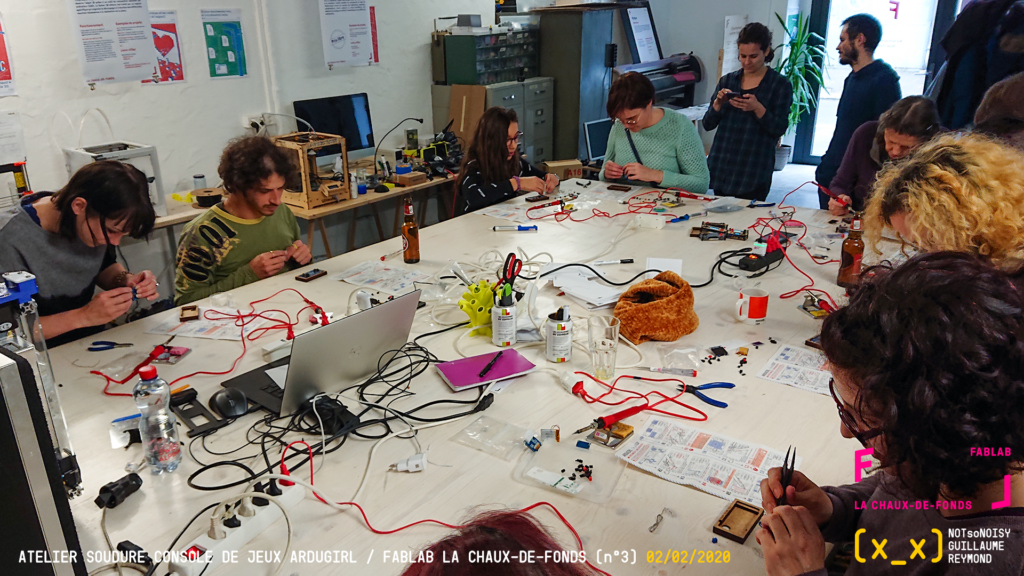 Atelier Ardugirl III au Fablab La Chaux-de-Fonds