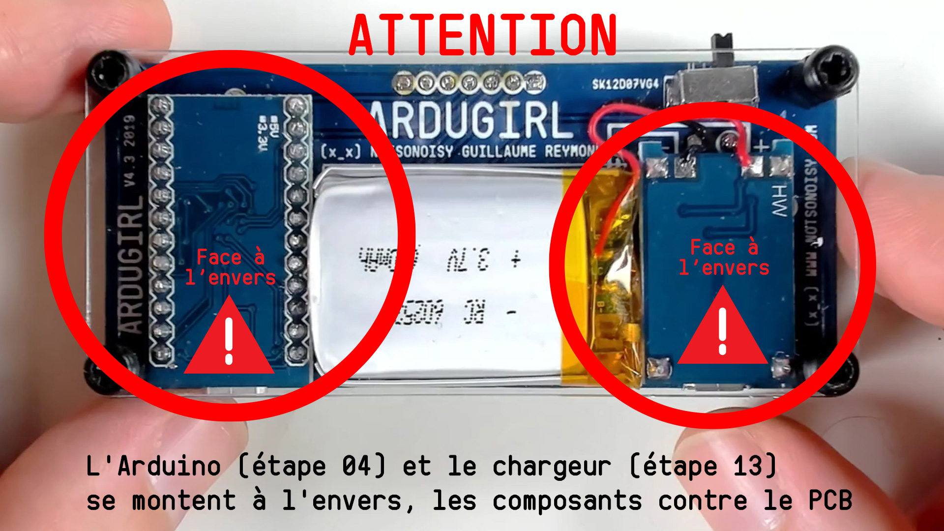 Kit de console de jeu à faire soi-même, kit de soudure électronique, portable, avec boîtier en acrylique, kits de soudure, consoles de jeux rétro