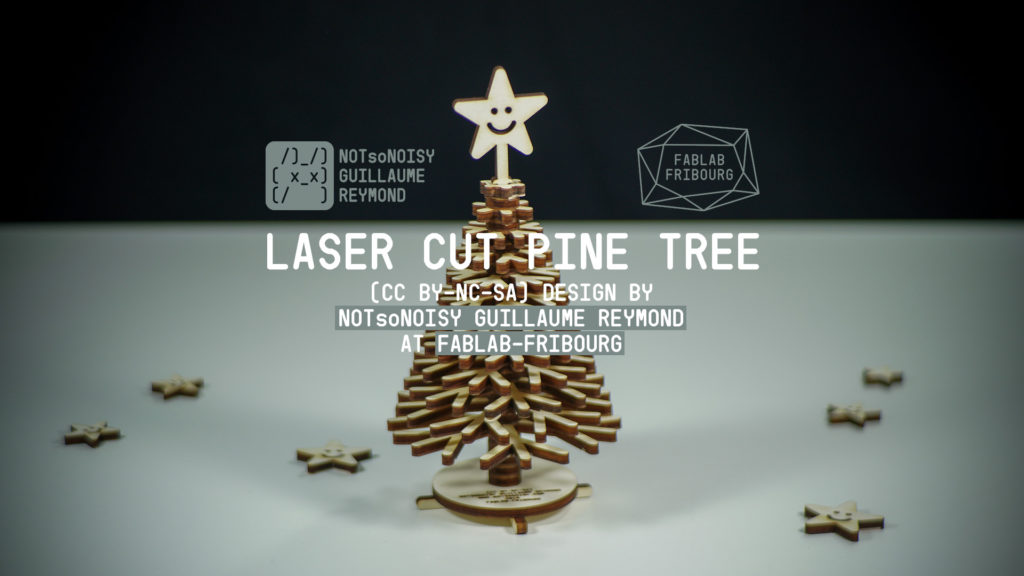 Christmas laser-cut Pine tree