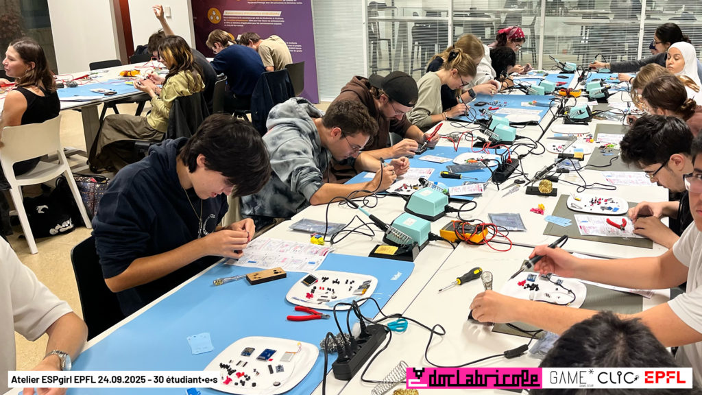 Atelier ESPgirl à l’EPFL 3