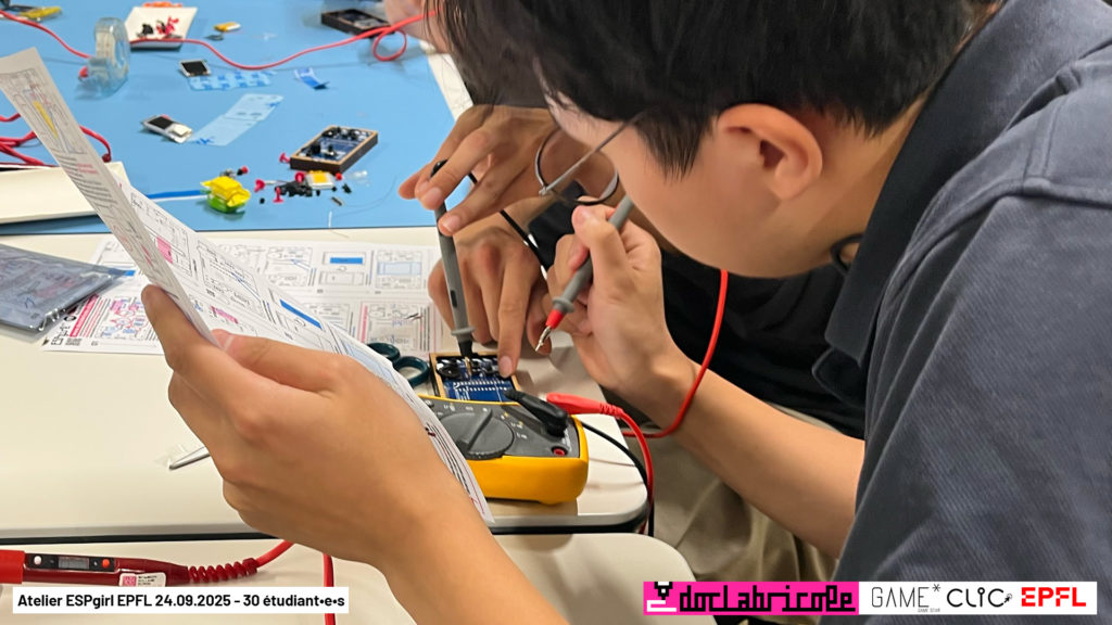 Atelier ESPgirl à l'EPFL 3